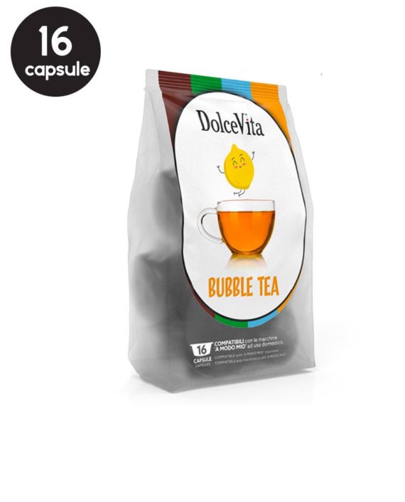 16 Capsule DolceVita Ceai Bubble Tea - Compatibile A Modo Mio