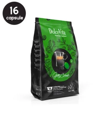 16 Capsule DolceVita Gran Crema - Compatibile A Modo Mio