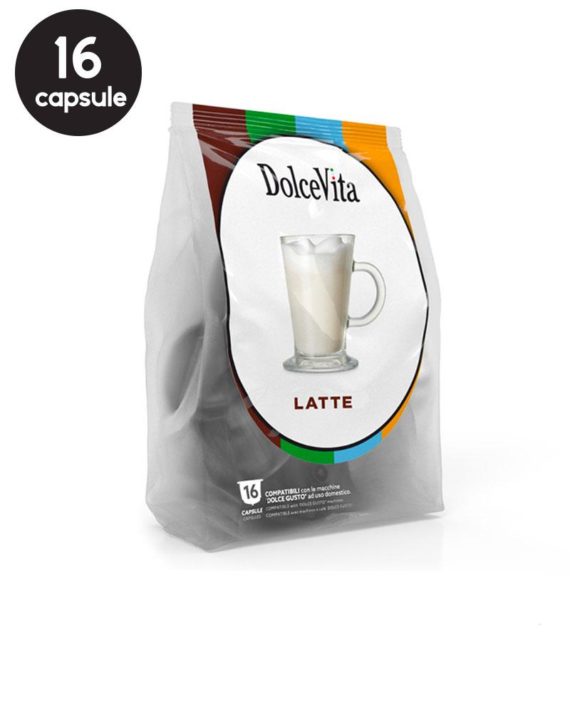 16 Capsule DolceVita Latte - Compatibile Dolce Gusto