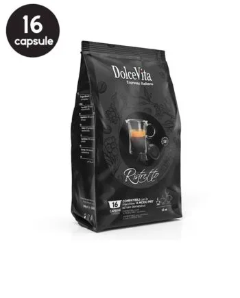 16 Capsule DolceVita Ristretto - Compatibile A Modo Mio
