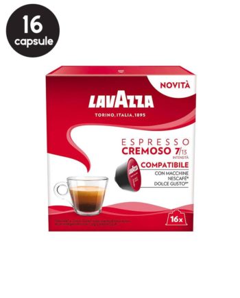 16 Capsule Lavazza Espresso Cremoso - Compatibile Dolce Gusto