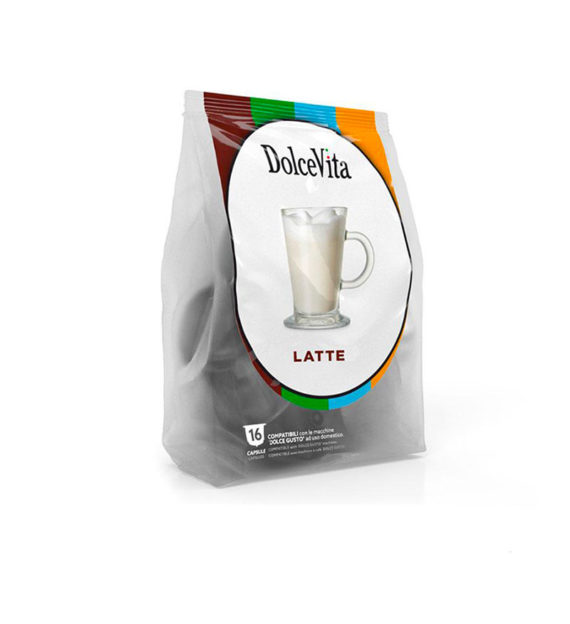 16 Capsule DolceVita Latte - Compatibile Dolce Gusto
