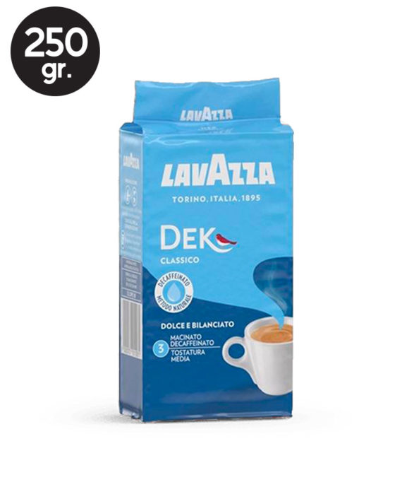 Cafea Macinata Lavazza Dek Classico 250gr