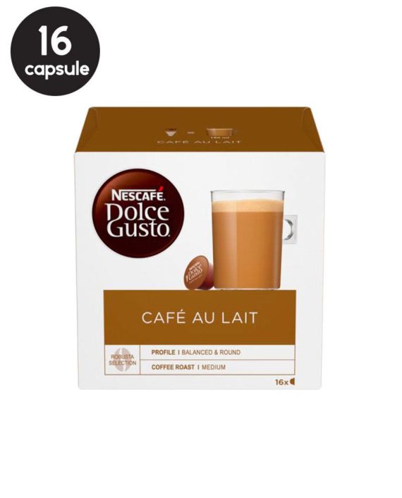 16 Capsule Nescafe Dolce Gusto Cafe Au Lait