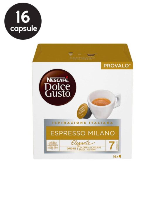 16 Capsule Nescafe Dolce Gusto Espresso Milano