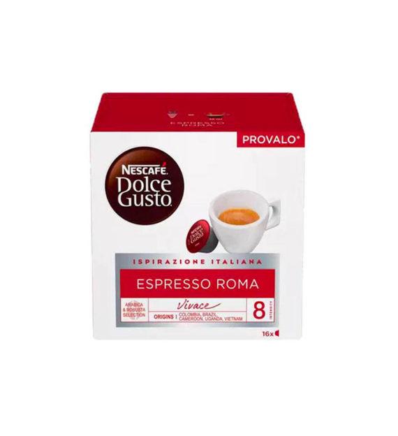 16 Capsule Nescafe Dolce Gusto Espresso Roma