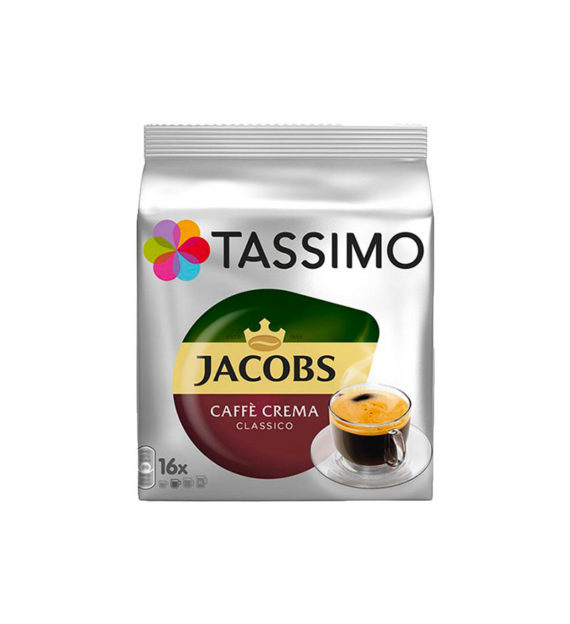 16 Capsule Tassimo Jacobs Caffe Crema Classico