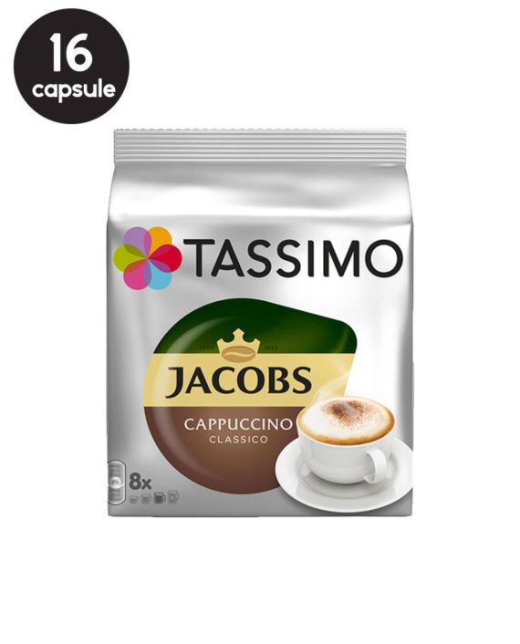 16 (8+8) Capsule Tassimo Jacobs Cappucino Classico