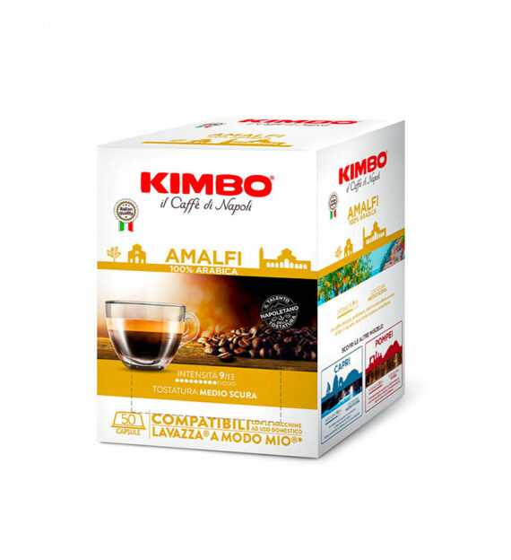 50 Capsule Kimbo Amalfi – Compatibile A Modo Mio