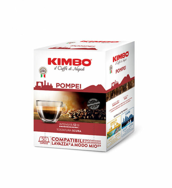 50 Capsule Kimbo Pompei – Compatibile A Modo Mio