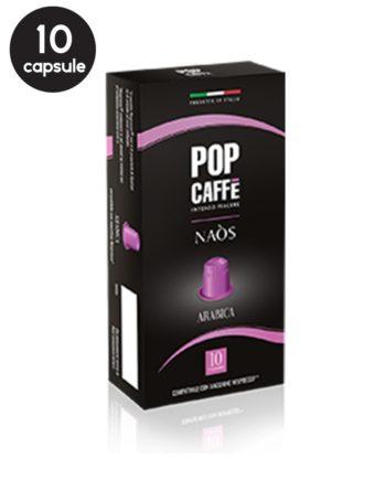 10 Capsule Pop Caffe Naos Arabica - Compatibile Nespresso
