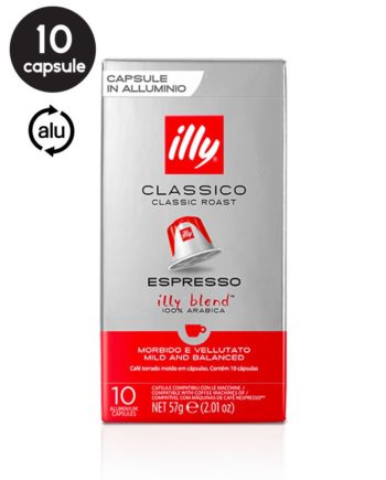 10 Capsule Illy Espresso Classico - Compatibile Nespresso