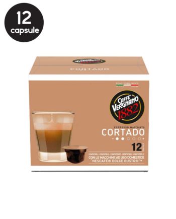 12 Capsule Caffe Vergnano Cortado - Compatibile Dolce Gusto