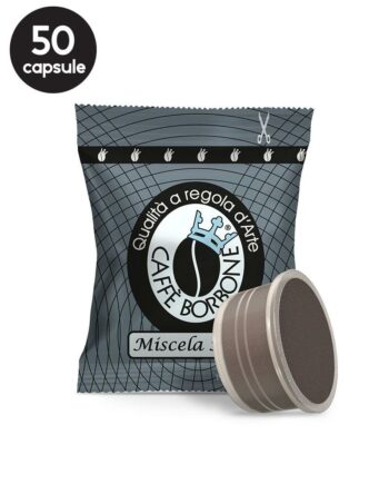 50 Capsule Borbone Espresso Miscela Nera – Compatibile Espresso Point