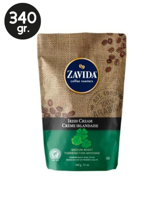 Cafea Boabe Zavida Irish Cream 340 gr.
