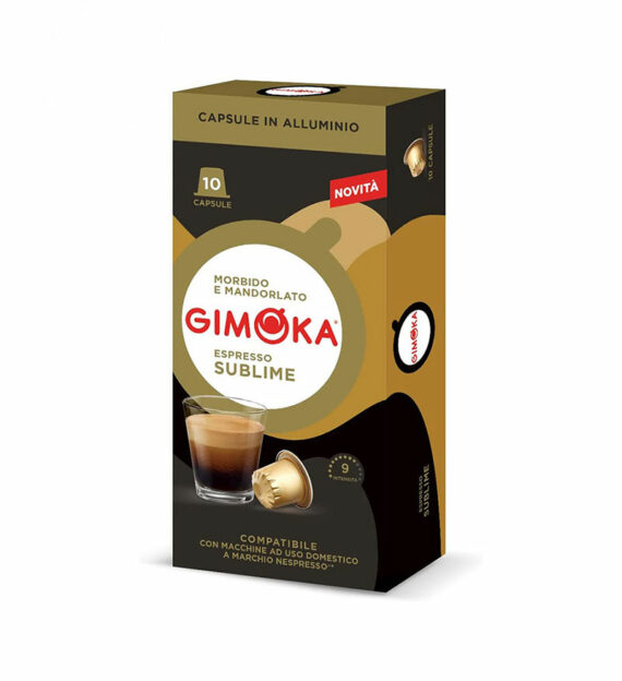 10 Capsule Aluminiu Gimoka Sublime - Compatibile Nespresso