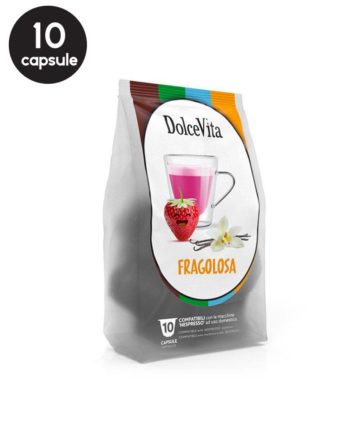 10 Capsule DolceVita Fragolosa - Compatibile Nespresso