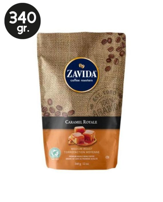 Cafea Boabe Zavida Caramel Royale 340 gr.