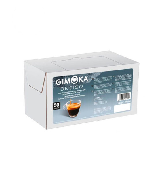 50 Capsule Gimoka Deciso - Compatibile Lavazza Firma