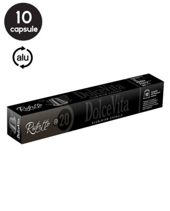 10 Capsule Aluminiu DolceVita Ristretto - Compatibile Nespresso