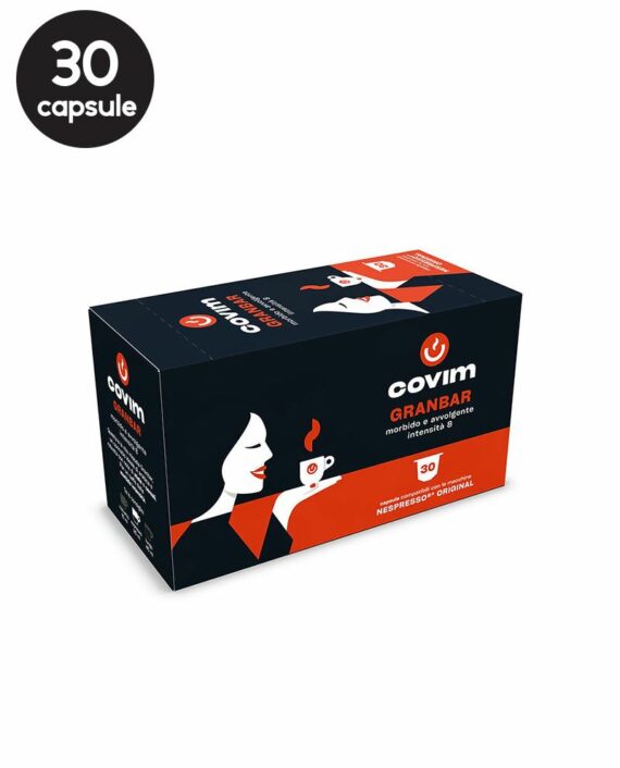 30 Capsule Covim Espresso Granbar - Compatibile Nespresso