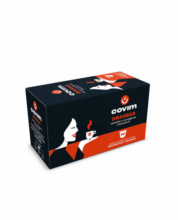 30 Capsule Covim Espresso Granbar - Compatibile Nespresso