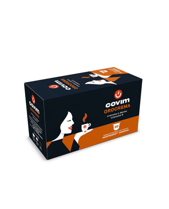 30 Capsule Covim Espresso Orocrema - Compatibile Nespresso