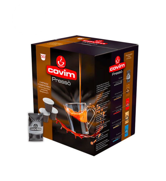 50 Capsule Covim Espresso Extra - Compatibile Nespresso
