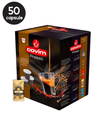 50 Capsule Covim Espresso Gold Arabica - Compatibile Nespresso