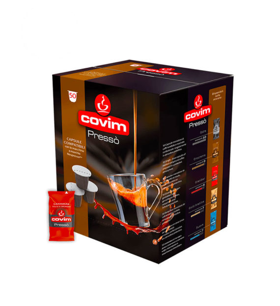 50 Capsule Covim Espresso Granbar - Compatibile Nespresso
