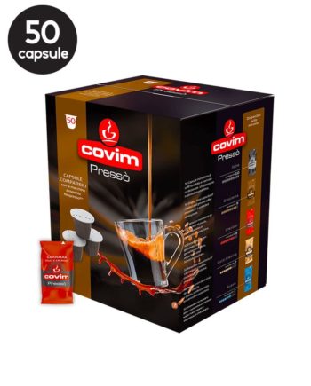 50 Capsule Covim Espresso Granbar - Compatibile Nespresso