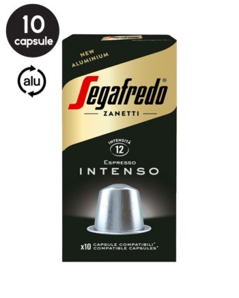 10 Capsule Aluminiu Segafredo Espresso Intenso - Compatibile Nespresso
