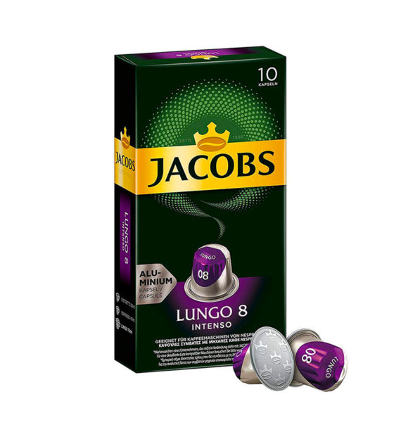 10 Capsule Jacobs Lungo Intenso - Compatibile Nespresso