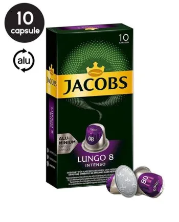 10 Capsule Jacobs Lungo Intenso - Compatibile Nespresso
