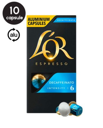 10 Capsule L'Or Espresso Decaffeinato - Compatibile Nespresso