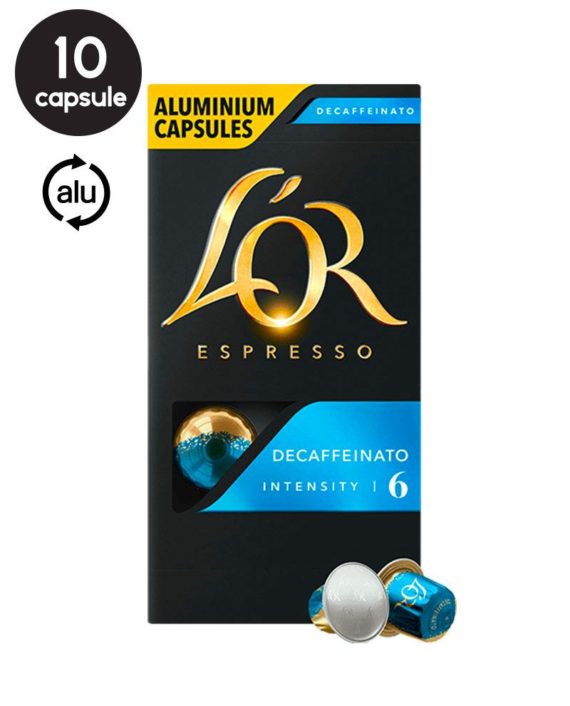 10 Capsule L'Or Espresso Decaffeinato - Compatibile Nespresso