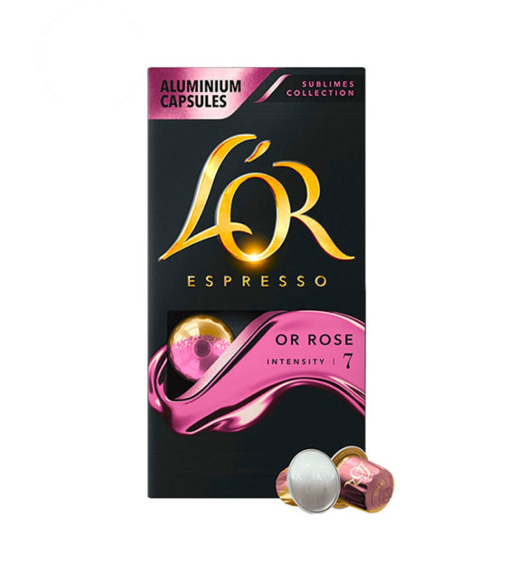 10 Capsule L'Or Espresso Or Rose - Compatibile Nespresso