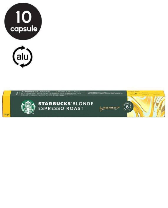 10 Capsule Starbucks Blonde Espresso Roast - Compatibile Nespresso
