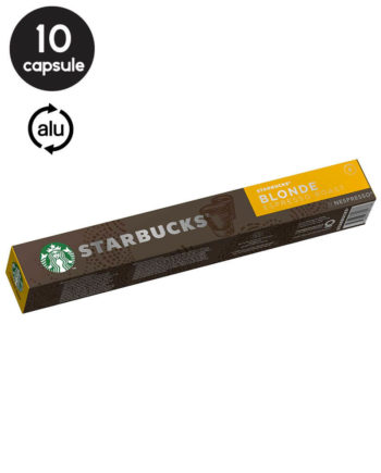 10 Capsule Starbucks Blonde Espresso Roast - Compatibile Nespresso