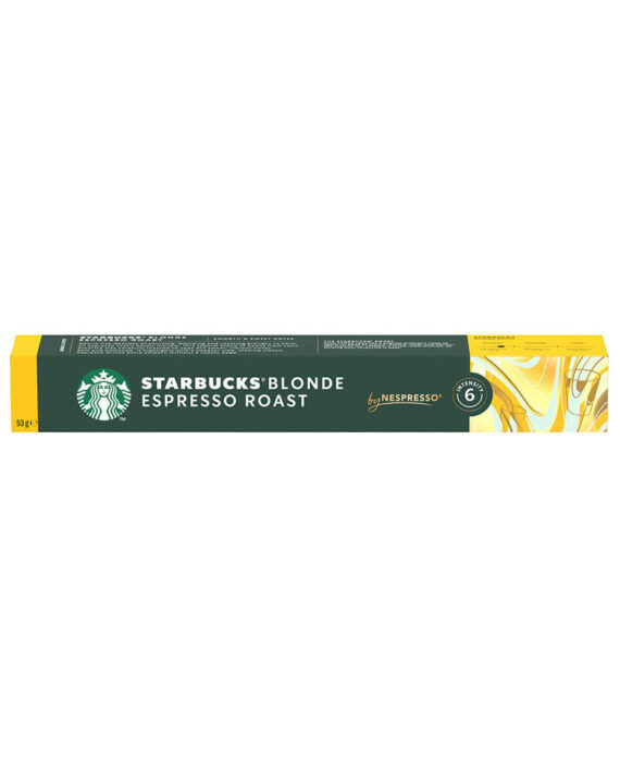 10 Capsule Starbucks Blonde Espresso Roast - Compatibile Nespresso