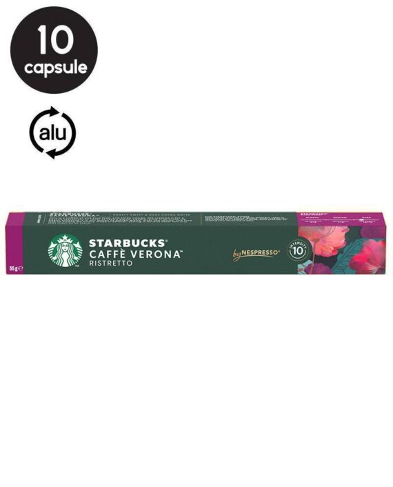 10 Capsule Starbucks Caffe Verona - Compatibile Nespresso