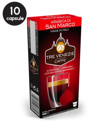 10 Capsule Tre Venezie Arabica di San Marco - Compatibile Nespresso