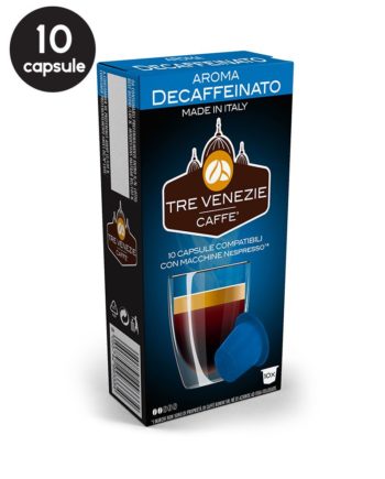 10 Capsule Tre Venezie Decaffeinato - Compatibile Nespresso