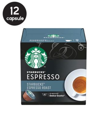 12 Capsule Starbucks Espresso Roast – Compatibile Dolce Gusto