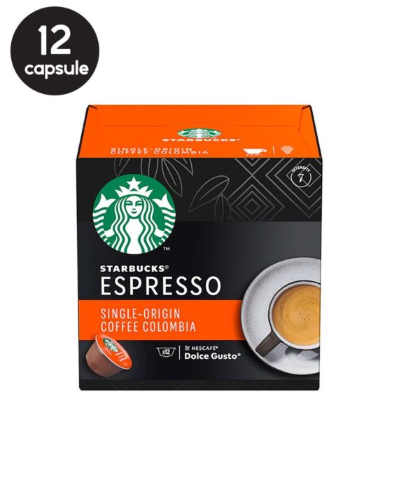 12 Capsule Starbucks Single Origin Colombia – Compatibile Dolce Gusto