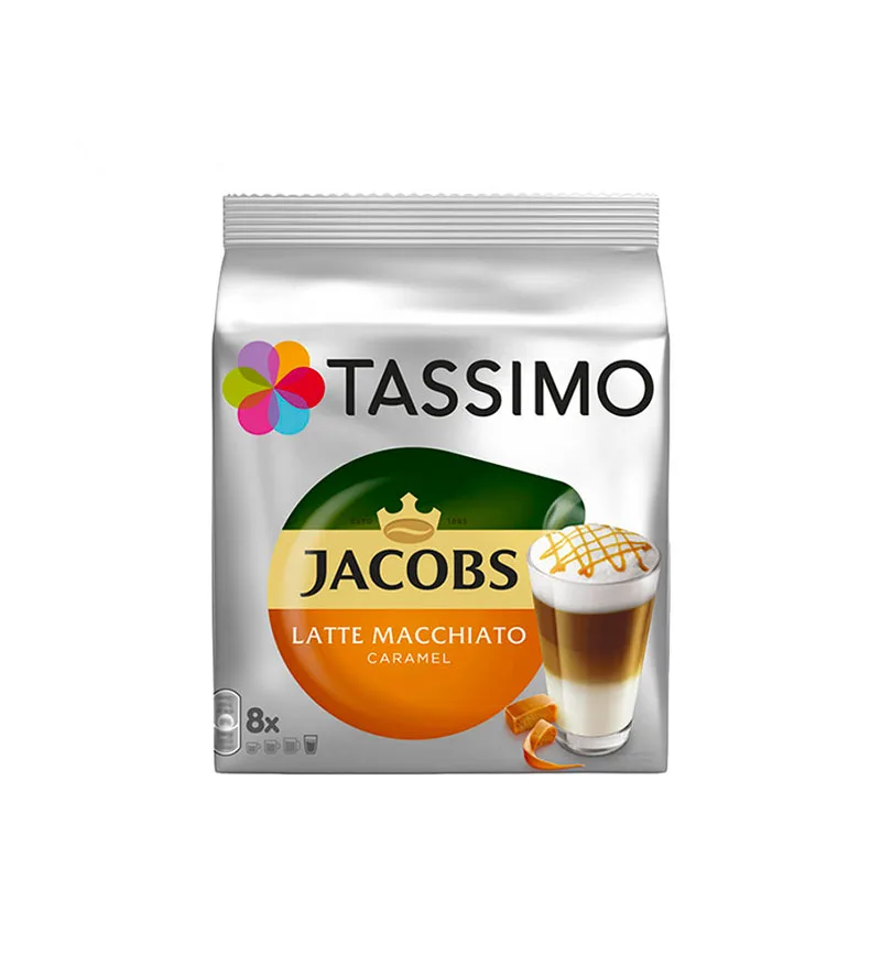 16 (8+8) Capsule Tassimo Jacobs Latte Macchiato Caramel 16 (8+8) Capsule Tassimo Jacobs Latte Macchiato Caramel