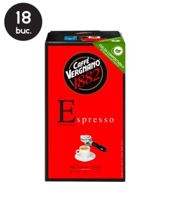 18 Paduri Biodegradabile Vergnano Espresso - Compatibile ESE44