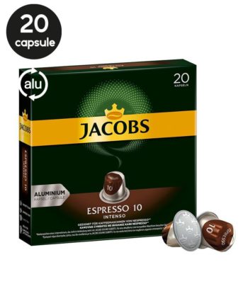 20 Capsule Jacobs Espresso Intenso - Compatibile Nespresso