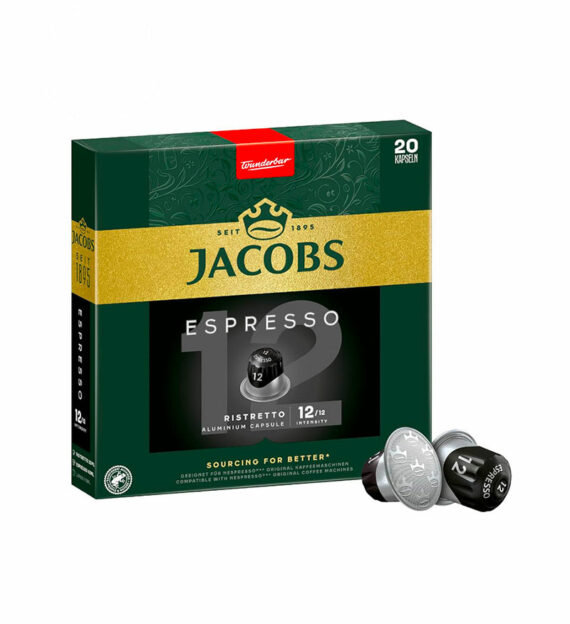 20 Capsule Jacobs Espresso Ristretto - Compatibile Nespresso