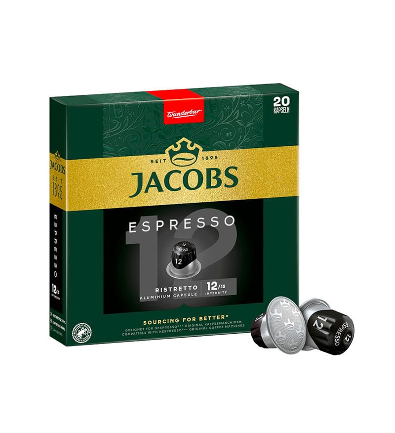 20 Capsule Jacobs Espresso Ristretto - Compatibile Nespresso 20 Capsule Jacobs Espresso Ristretto - Compatibile Nespresso